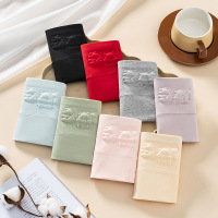 纯棉高腰女士内裤 纯棉压花内裤 收腹保暖女士三角裤