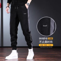 美式灯芯绒裤子男秋季新款宽松束脚修身休闲卫裤