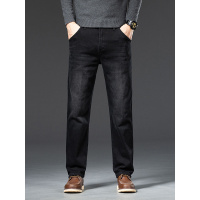 2025年新款宽松牛仔裤男高品质新款长绒棉休闲大码加肥加大直筒裤