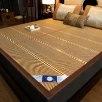 夏季双面安吉竹席 碳化包边学生竹凉席折叠席子厂家