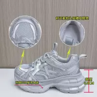 发泡底复古老爹鞋女2025春季新款休闲鞋运动鞋潮厚底百搭跑步鞋女