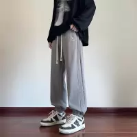 裤子男春秋季新款宽松百搭束脚裤男休闲长裤男青少年运动男士卫裤
