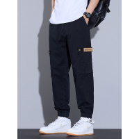 春夏主推款多口袋工装裤男高级感痞帅日常百搭青年束脚纯棉休闲裤