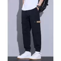 春夏主推款多口袋工装裤男高级感痞帅日常百搭青年束脚纯棉休闲裤