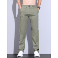 春季上新男式裤子纯色柔软弹力舒适有型日常商务通勤休闲裤直筒款