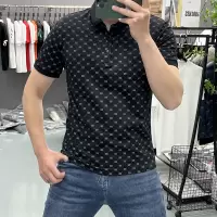 欧洲站高端短袖T恤男装半袖2025夏季新款印花男士翻领休闲polo衫