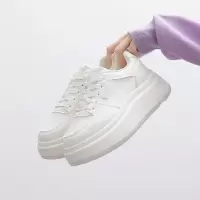 2025春季小白鞋新款韩版ins女学生增高厚底运动板鞋休闲鞋女
