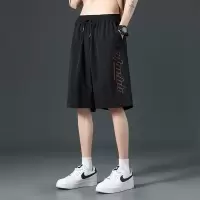 不是运动短裤男士夏季薄款港风宽松潮流印花青少年大裤衩