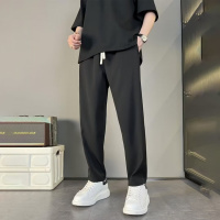 裤子男高街潮ins潮牌九分裤直筒休闲长裤春秋潮流韩版