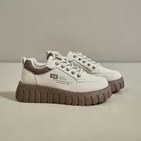 2025春季小白鞋新款韩版ins女学生厚底增高运动板鞋休闲鞋