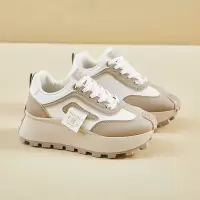 ins韩版新款阿甘鞋女2025春季学生跑步运动厚底增高休闲HL875-1