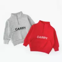 品牌童装秋款 儿童服装男卫衣加绒女宝宝衣服
