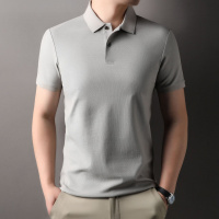 2025年夏季新款纯棉男士polo衫休闲百搭中青年翻领短袖T恤男