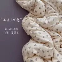 藏匿浪漫 | A类母婴级全棉双层纱四件套小碎花纯棉被套三件套