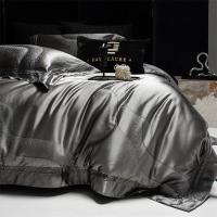 120支佩姿·劳伦高精密色织提花鎏金床单款四件套法式样板房别墅