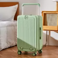 前开口多功能20寸行李箱宽拉杆旅行箱24寸抗摔拉杆箱