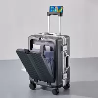 行李箱20寸登机箱密码海关锁铝框旅行箱24寸抗摔万向轮拉杆箱