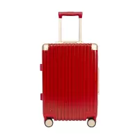 铝框合金行李箱20寸万向轮商务登机箱包TSA海关锁拉杆旅行箱