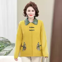 2025年女装大码妈妈装外套时尚洋气中老年服装40岁60岁长袖春秋女
