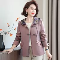 2025年女装新款妈妈装外套40-60岁中老年女士休闲服装春秋衣服50