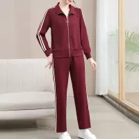 新款中老年妈妈装40岁洋气运动服春季50岁妈妈套装两件套春秋