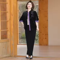 新款女装大码运动套装妈妈装40岁中年人衣服宽松休闲人衣服60岁春