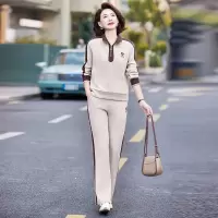 洋气中老年女装新款40岁中年妈妈装60岁妈妈套装时尚两件套女春装