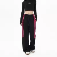 春秋季新款运动裤子男女垂感休闲裤美式潮牌宽松直筒百搭阔腿卫裤