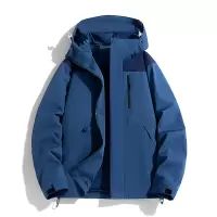 户外男装机能防水冲锋衣男女春秋连帽防风登山服工装情侣夹克外套