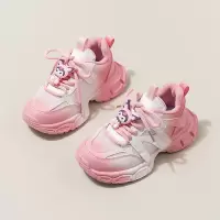 儿童运动鞋时尚户外跑步鞋日常百搭女童鞋子春季新款个性老爹鞋潮