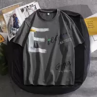 男士短袖T恤2025夏季新款韩版ins青少年印花圆领纯棉半袖体恤潮牌