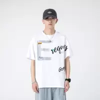 男装夏季新款男士短袖T恤港风潮牌ins纯棉打底衫圆领百搭半袖T恤