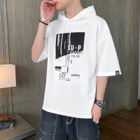 短袖T恤男潮牌潮流2025夏季新款圆领印花ins休闲宽松上衣