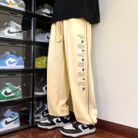 秋冬季新款男士休闲裤韩版潮牌百搭长裤刺绣宽松直筒束脚运动裤子