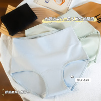 全棉裆高腰女士内裤 棉质透气高腰女内裤 女士纯棉加长裆内裤