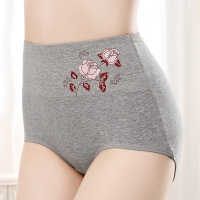 印花高腰内裤收腹内裤纯棉 印花高腰收腹提臀女内裤盒装