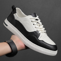 春秋新款厚底情侣鞋透气面包软底滑板鞋时尚休闲鞋百搭潮流小白鞋