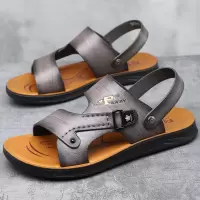 2025夏季沙滩鞋男潮流新款两用软底防滑休闲凉鞋子男外穿休闲拖鞋