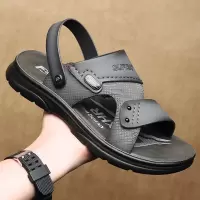 潮流凉鞋男2025夏季新款超纤休闲沙滩鞋男士软底外穿两用凉拖鞋子