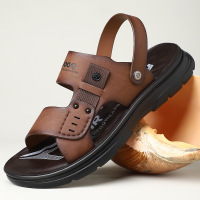 真皮成人凉鞋时尚潮2025新款休闲防滑耐磨运动沙滩鞋软底凉鞋合集