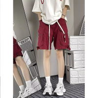 夏季工装短裤男款美式高街潮牌宽松百搭中裤复古短裤