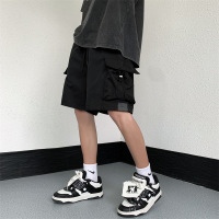 夏季工装短裤男款美式高街潮牌宽松百搭中裤大口袋短裤