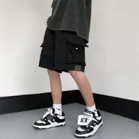 夏季工装短裤男款美式高街潮牌宽松百搭中裤大口袋短裤