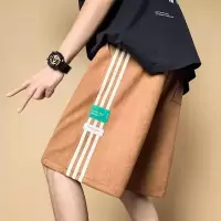 夏季潮流短裤男款美式高街潮牌宽松百搭中裤复古短裤