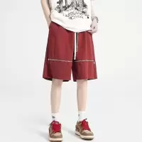 夏季男士短裤五分裤裤子沙滩裤宽松直筒休闲运动短裤