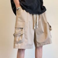 夏季男装立体工装短裤男士潮流休闲直筒五分裤宽松中裤