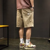 夏季百搭 工装休闲裤宽松直筒休闲短裤男士五分裤沙滩裤