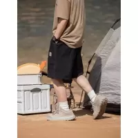 工装裤男夏季新款户外宽松直筒型休闲裤机能口袋大码裤子