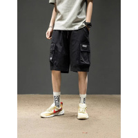 日工装短裤男夏季薄款宽松百搭潮流简约外穿时尚短裤