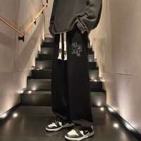 2025新款宽松休闲裤男韩版潮流百搭裤子夏季薄款坠感裤